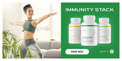 Immunity Stack | Mushroom 10X, Moringa, and Turmeric