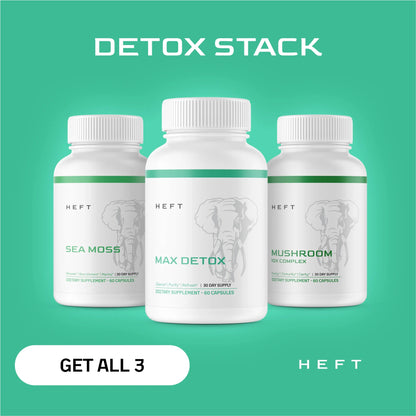 Detox Stack | Max Detox, Sea Moss, and Mushroom 10X