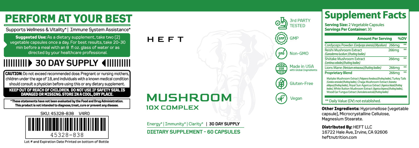 Mushroom 10X